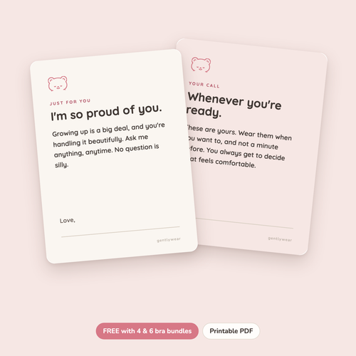 A Note For Her printable cards