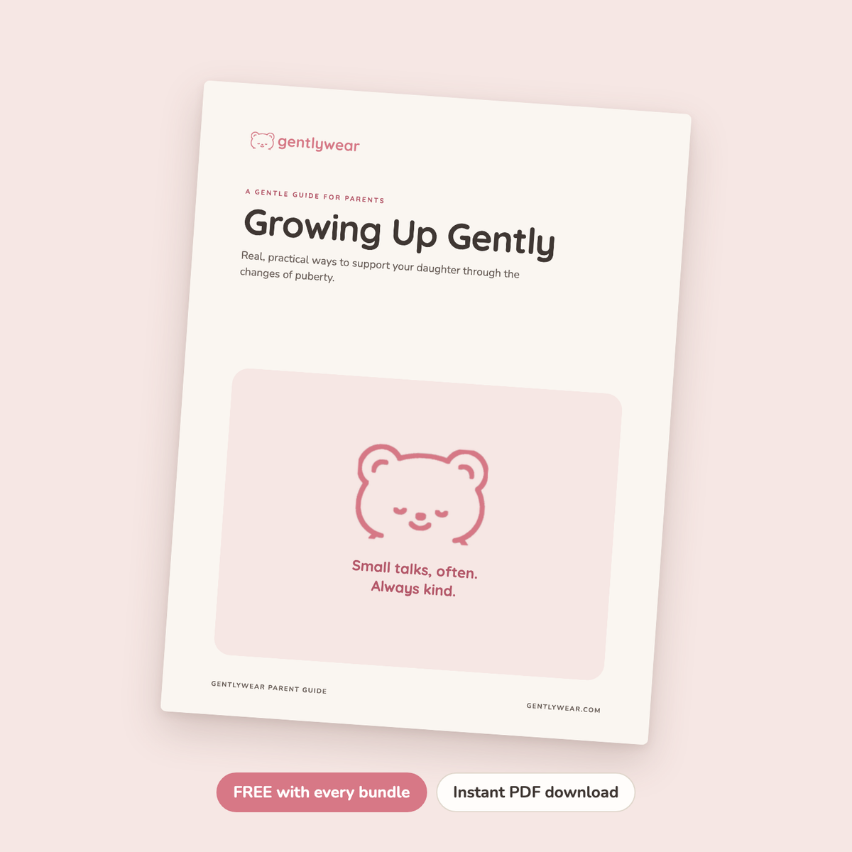 Growing Up Gently – Parent Guide cover